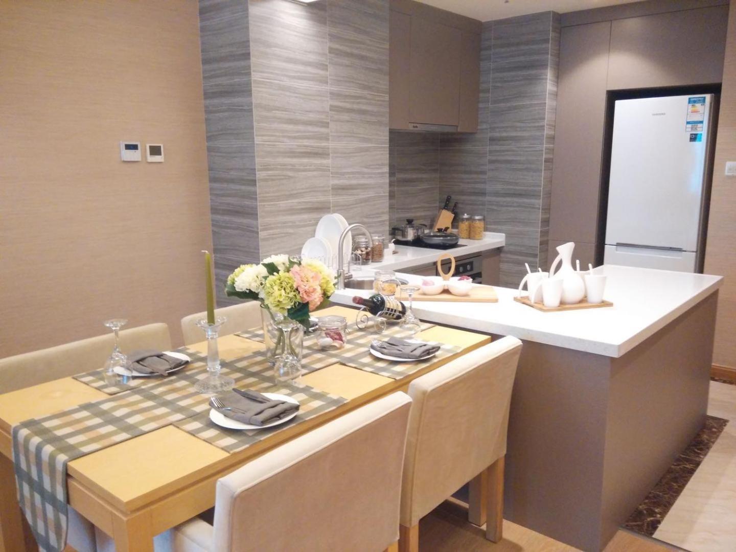 อารีวา เทียนจิน จงเป่ย เซอร์วิซ อพาร์ตเมนต์ Aparthotel ภายนอก รูปภาพ