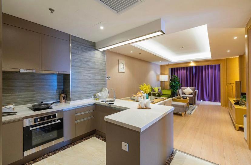 อารีวา เทียนจิน จงเป่ย เซอร์วิซ อพาร์ตเมนต์ Aparthotel ภายนอก รูปภาพ